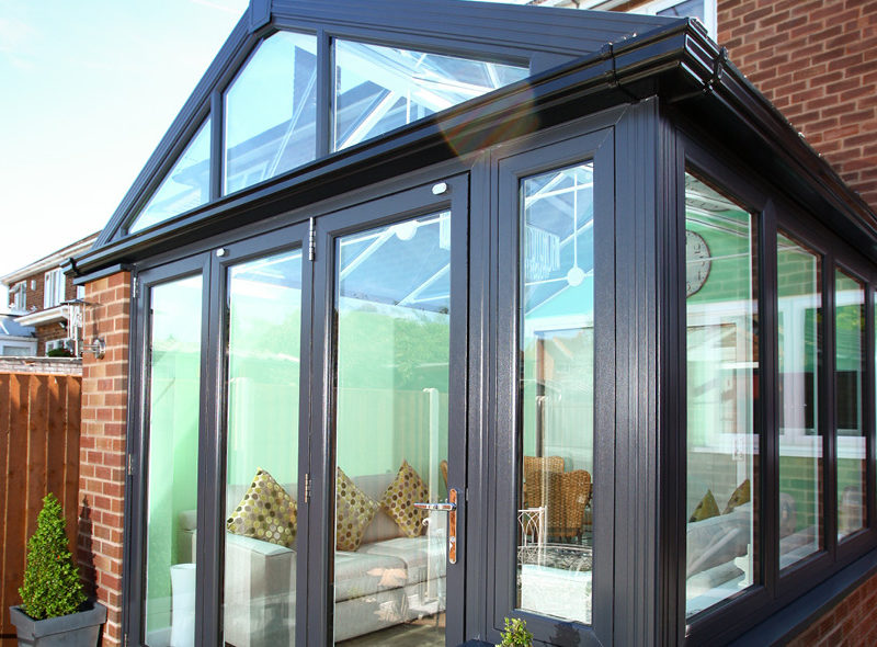 Composite, uPVC and aluminium doors